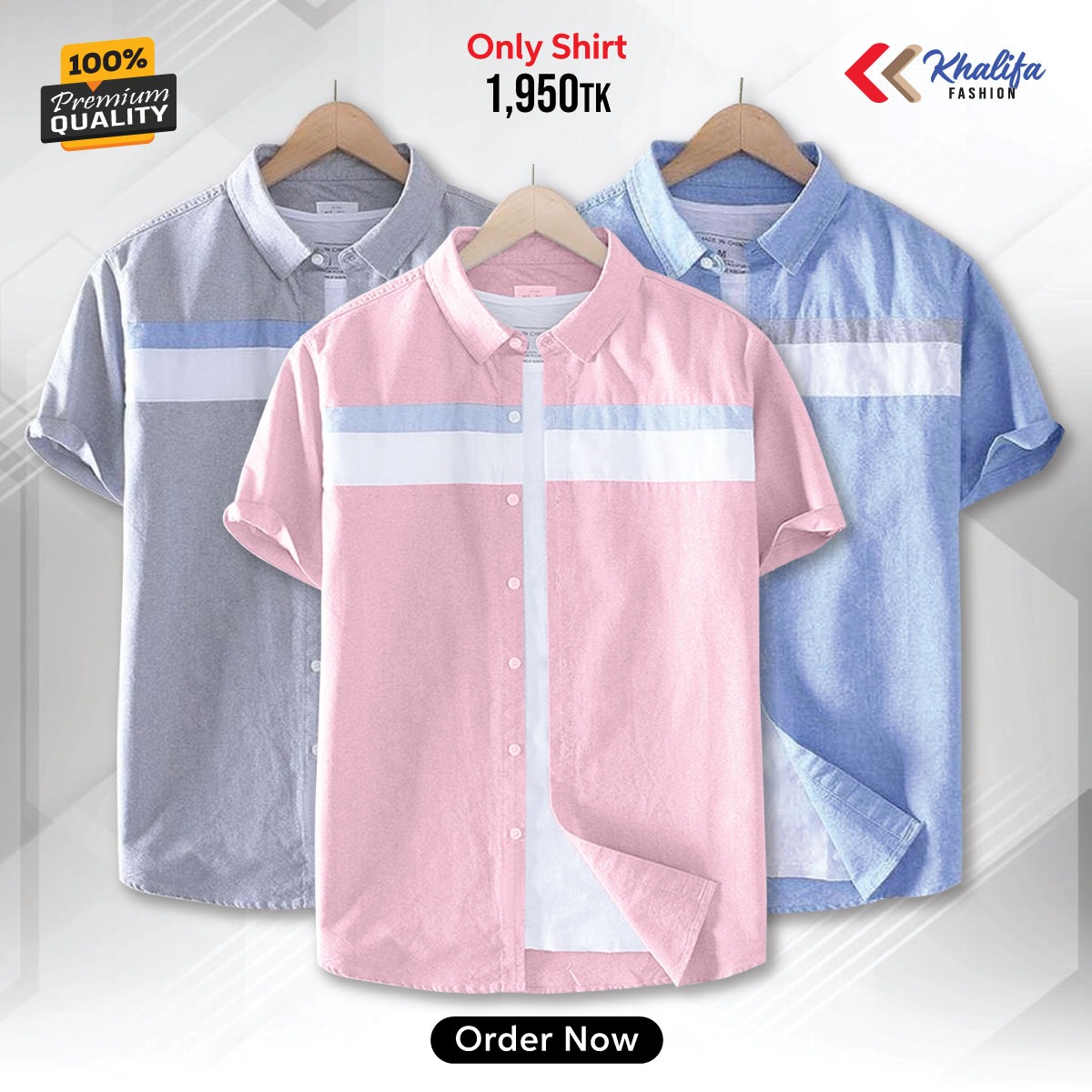 * Men's half shirt Combo Package.